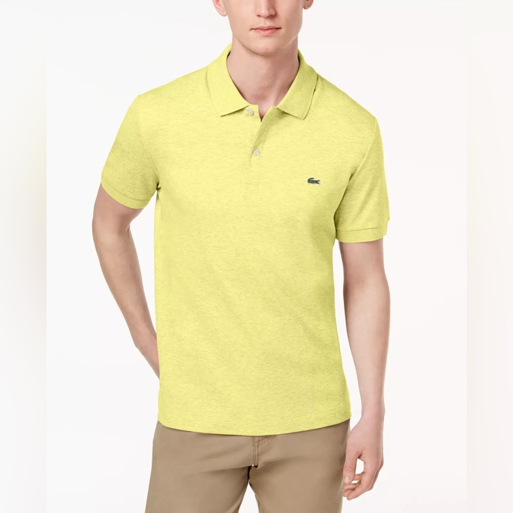 Lacoste Men’s Short Sleeve Polo Shirt - Yellow